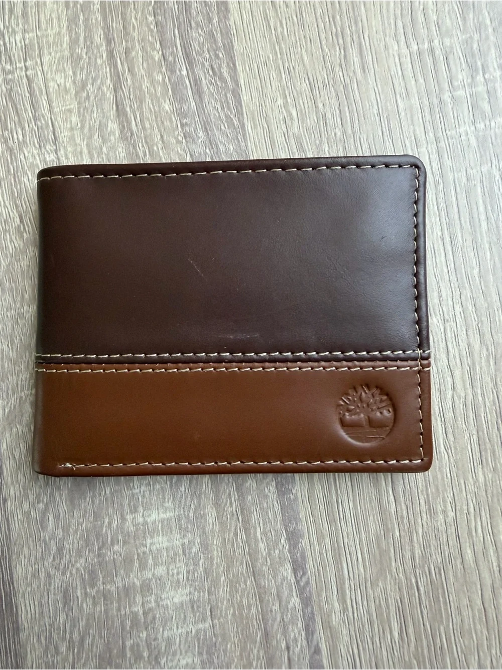 Timberland Brown Leather Card Holder Wallet